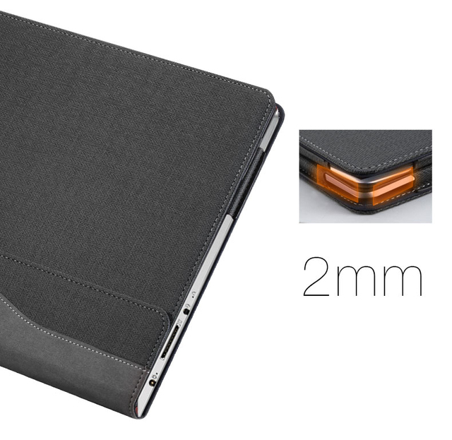 Skrzynka pokrywa dla Lenovo IdeaPad Flex 5 14IIL05 - etui z PU skóry dla laptopa z rysikiem - Wianko - 2