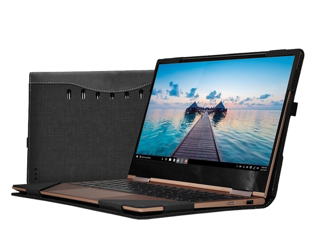 Skrzynka pokrywa dla Lenovo IdeaPad Flex 5 14IIL05 - etui z PU skóry dla laptopa z rysikiem - Wianko - 1