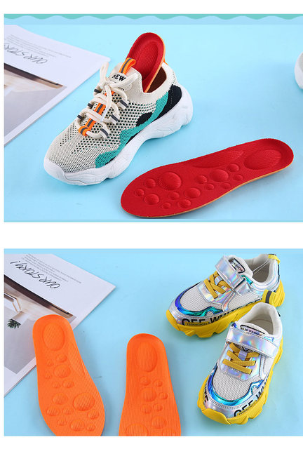 Wkładki do butów dla dzieci z pianką Memory i masażem stóp - Wianko - 4