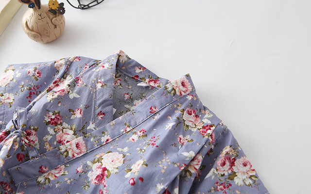 Dres dziecko Kimono pełne tkaniny letnie z motywem wiśni japońskiego folk - niestandardowy dla dziewczynek i chłopców - Wianko - 33