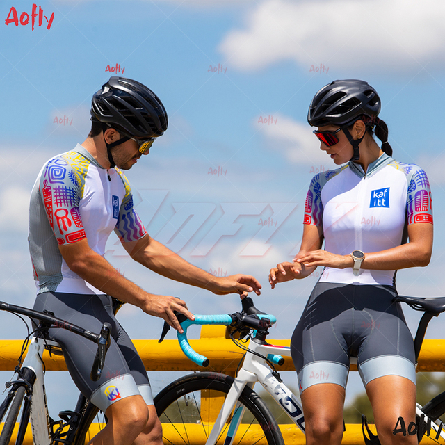 Dunas kombinezon krótki rękaw kolarstwo dla kobiet - profesjonalny garnitur Ciclismo małpa rower Jersey - Wianko - 2