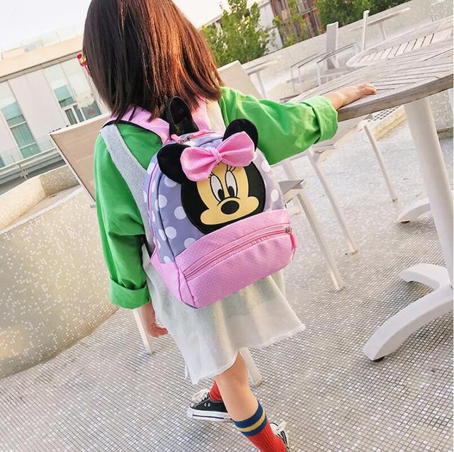 Plecak Disney Minnie i Mickey Mouse dla dzieci – idealny tornister przedszkolaka - Wianko - 12