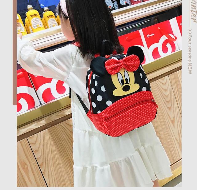 Plecak Disney Minnie i Mickey Mouse dla dzieci – idealny tornister przedszkolaka - Wianko - 1