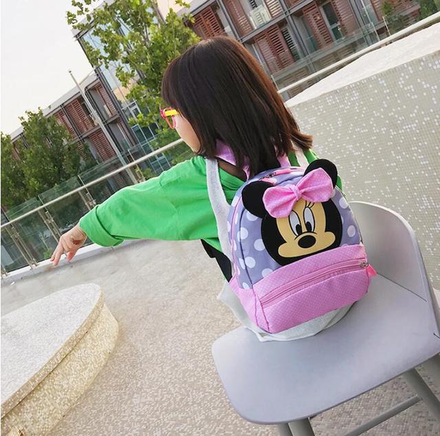 Plecak Disney Minnie i Mickey Mouse dla dzieci – idealny tornister przedszkolaka - Wianko - 15