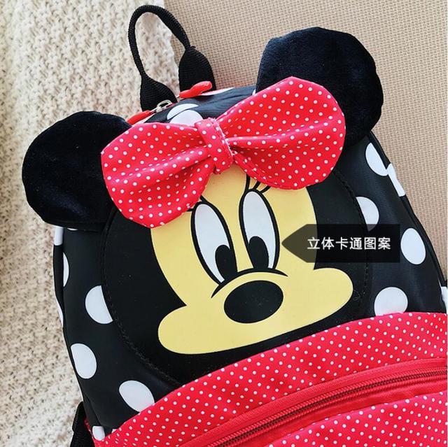 Plecak Disney Minnie i Mickey Mouse dla dzieci – idealny tornister przedszkolaka - Wianko - 4
