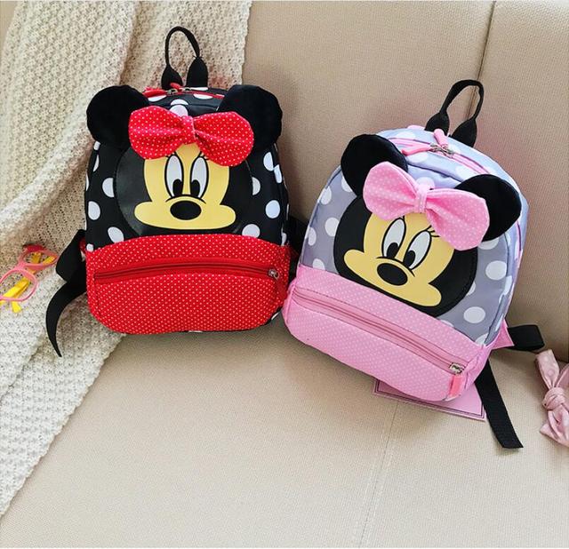 Plecak Disney Minnie i Mickey Mouse dla dzieci – idealny tornister przedszkolaka - Wianko - 16