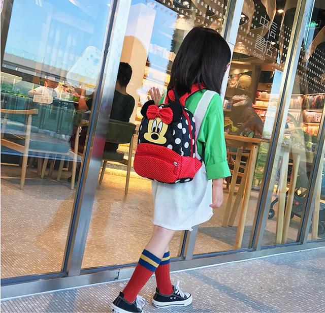 Plecak Disney Minnie i Mickey Mouse dla dzieci – idealny tornister przedszkolaka - Wianko - 26