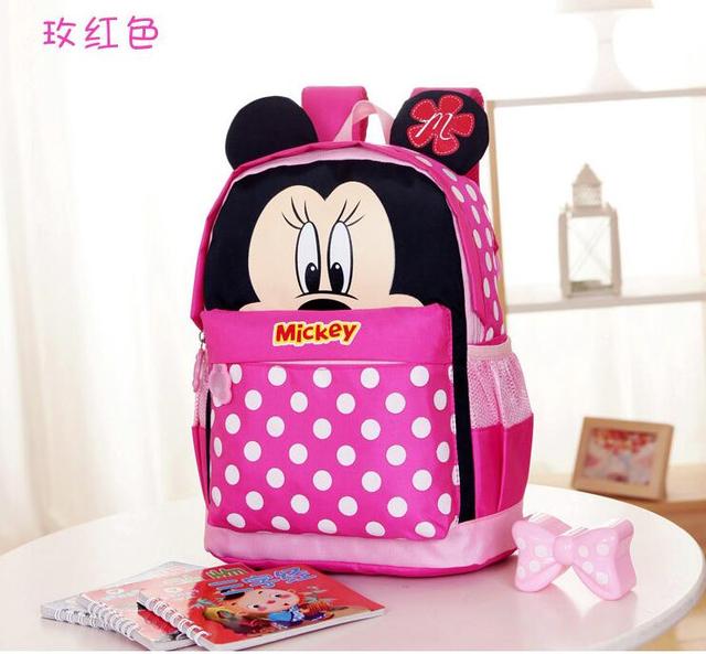Plecak Disney Minnie i Mickey Mouse dla dzieci – idealny tornister przedszkolaka - Wianko - 33