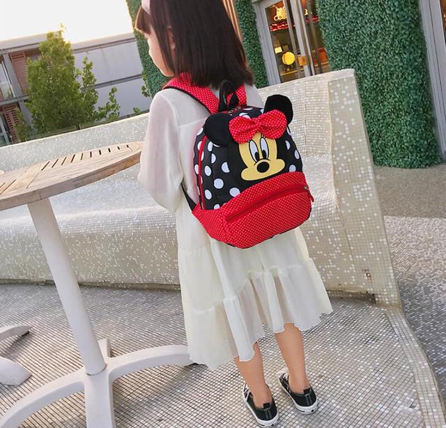 Plecak Disney Minnie i Mickey Mouse dla dzieci – idealny tornister przedszkolaka - Wianko - 14