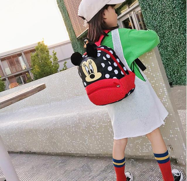 Plecak Disney Minnie i Mickey Mouse dla dzieci – idealny tornister przedszkolaka - Wianko - 30