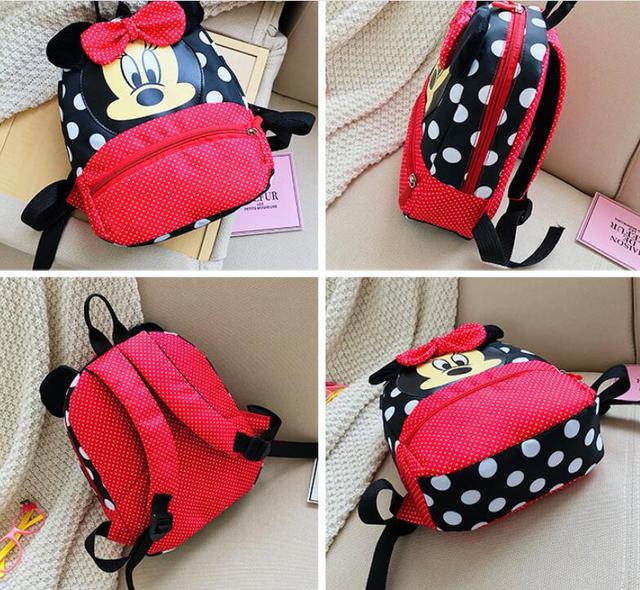 Plecak Disney Minnie i Mickey Mouse dla dzieci – idealny tornister przedszkolaka - Wianko - 7