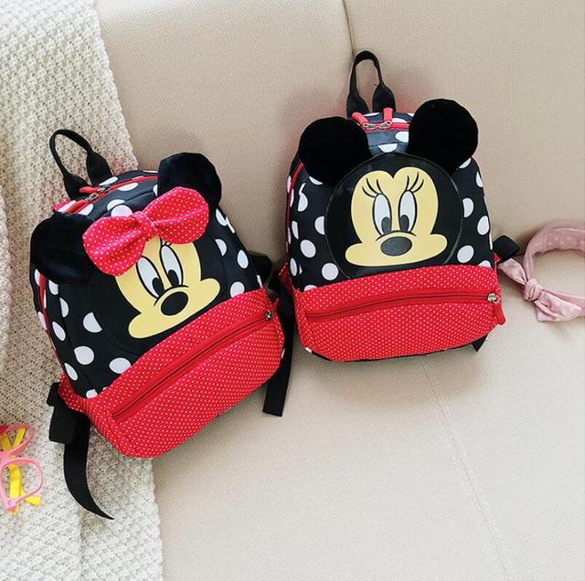 Plecak Disney Minnie i Mickey Mouse dla dzieci – idealny tornister przedszkolaka - Wianko - 17