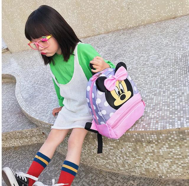 Plecak Disney Minnie i Mickey Mouse dla dzieci – idealny tornister przedszkolaka - Wianko - 10