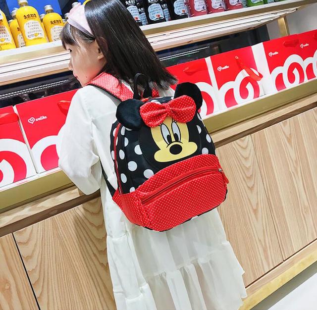 Plecak Disney Minnie i Mickey Mouse dla dzieci – idealny tornister przedszkolaka - Wianko - 28