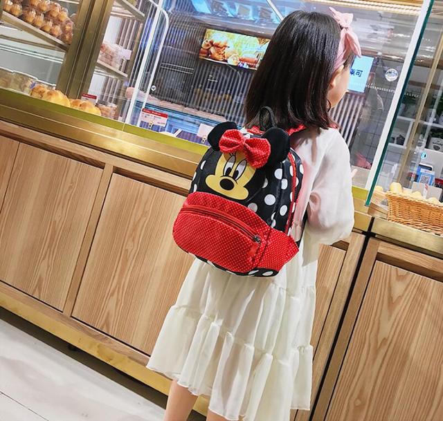 Plecak Disney Minnie i Mickey Mouse dla dzieci – idealny tornister przedszkolaka - Wianko - 9