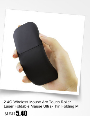 Bezprzewodowa mysz Arc Touch Ultra cienka z 2.4G, składana, optyczna, komputerowa, biurowa - Microsoft Pro, Surface Laptop - Wianko - 3