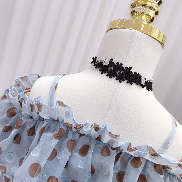 Letnie zestawy ubrań dla dziewczynki: koronkowy top z dzianiny z falbanami i haftowana spódnica z siatki - nowa kolekcja 2020 - Wianko - 24