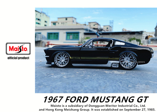 Model samochodu Ford Mustang GT 1967 1:24 - idealna dekoracja kolekcjonerska - Wianko - 16