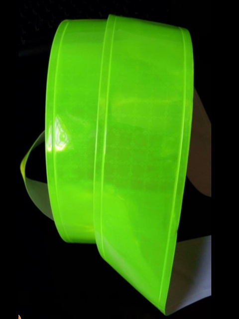 Taśma PVC Wewing odblaskowa zielony/noc, 5CM x 50M - Wianko - 4