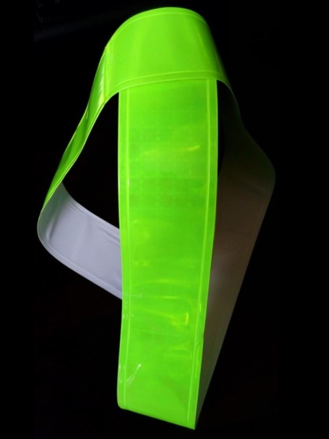 Taśma PVC Wewing odblaskowa zielony/noc, 5CM x 50M - Wianko - 3