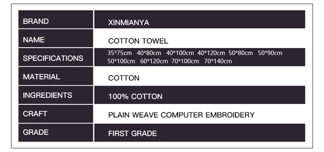 Spersonalizowany ręcznik do dłoni z haftem, darmowy projekt LOGO, czarny, 100% bawełna - Wianko - 11