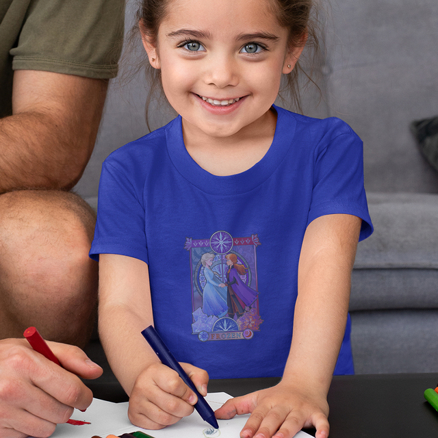 Mrożone Anna Elsa - koszulki dziecięce Disney z motywem Kawaii, wzór komfortowy - Wianko - 7