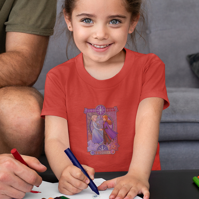 Mrożone Anna Elsa - koszulki dziecięce Disney z motywem Kawaii, wzór komfortowy - Wianko - 10