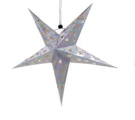 Rozmiar 4: papierowa latarnia w kształcie trójwymiarowej gwiazdy Laser Pentagra - urodziny, wiszące dekoracje do domu - Wianko - 7