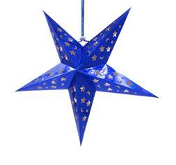 Rozmiar 4: papierowa latarnia w kształcie trójwymiarowej gwiazdy Laser Pentagra - urodziny, wiszące dekoracje do domu - Wianko - 9