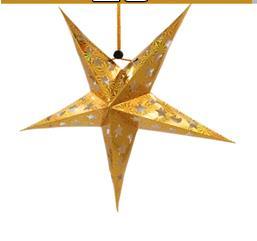 Rozmiar 4: papierowa latarnia w kształcie trójwymiarowej gwiazdy Laser Pentagra - urodziny, wiszące dekoracje do domu - Wianko - 6