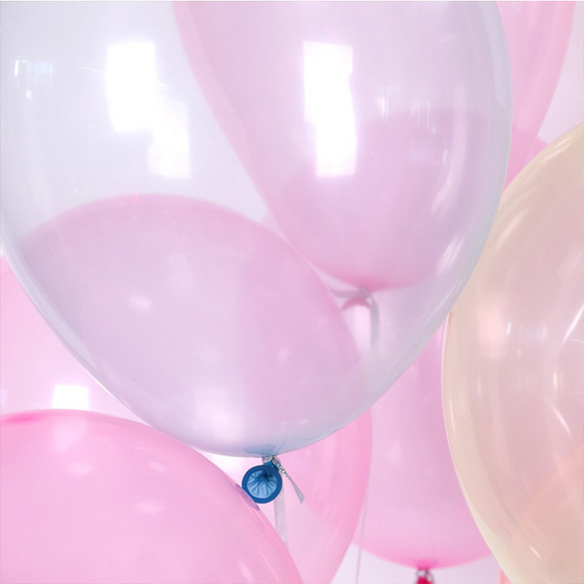 100 sztuk/partia Balony kryształowe lateksowe 10 cali - dekoracje na ślub, urodziny, Baby Shower, dla dzieci - globos balony helowe - Wianko - 4