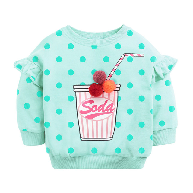 Bluza z kapturem Little Maven Baby Girl Winter Soda Print dla dzieci 2-7 lat - Wianko - 2