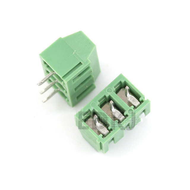 5 sztuk łączówek PCB Terminal Block KF301-5.0-2P KF301-3P KF301-4P, kolor - dużo, pitch 5.0mm, śruba, prosto pin, złącze - Wianko - 5