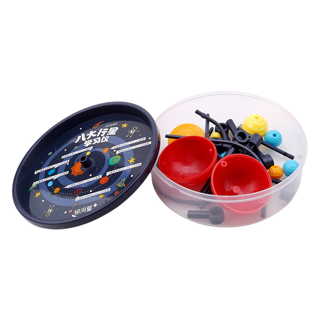 Zestaw modelarski do nauki dzieci: Planetarium - montaż 9 niebiańskich zabawek - układ słoneczny - edukacyjne DIY modele - Wianko - 19