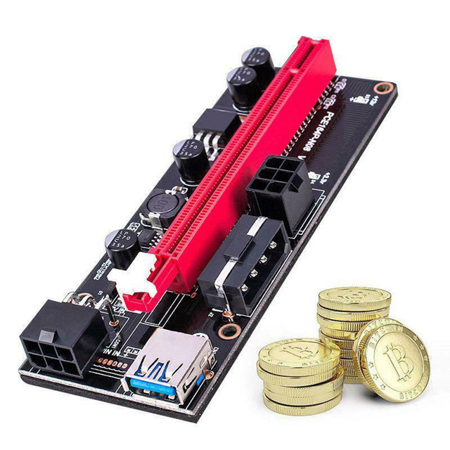 6 zestawów przejściówek PCI-E VER009S USB 3.0 - karta rozszerzenia 1X 4x 8x 16x, adapter zasilania SATA 15pin do kabla zasilającego 6-pin BTC ETH mining - Wianko - 12