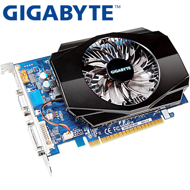 GIGABYTE karta graficzna GT730 2GB SDDR3 - NVIDIA GeForce GPU, mocniejsza od GT630, GT610, GT720, GT710 - Wianko - 2