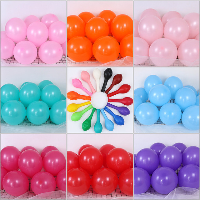 Lateksowe balony matowe Baby Pink White 20/30/50 sztuk - idealne dekoracje ślubne i urodzinowe - Wianko - 3
