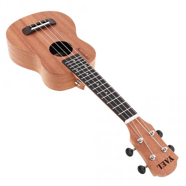 Koncertowe ukulele hawajskie z drewna mahoniowego - 21 Cal/23 Cal/26 Cal, 4 strunowa gitara, idealna na prezent na urodziny i Boże Narodzenie - Wianko - 6