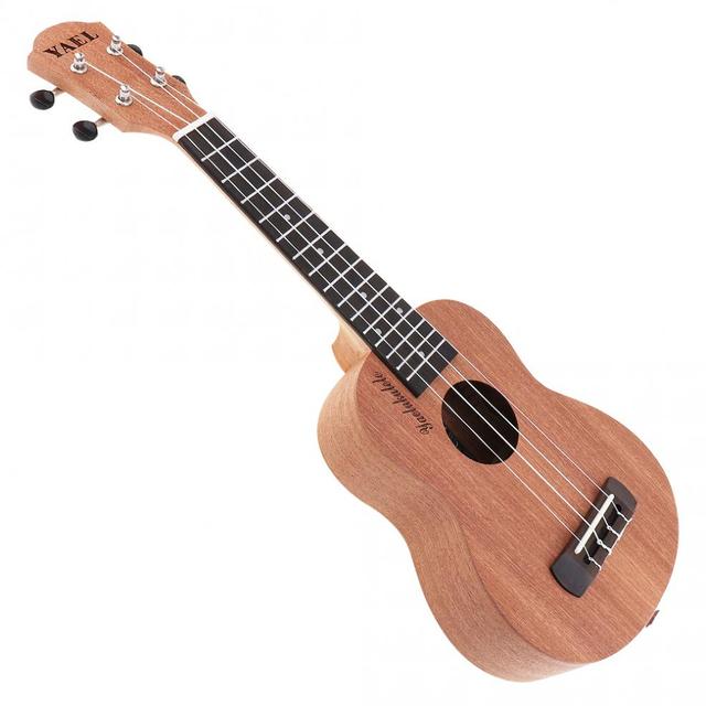 Koncertowe ukulele hawajskie z drewna mahoniowego - 21 Cal/23 Cal/26 Cal, 4 strunowa gitara, idealna na prezent na urodziny i Boże Narodzenie - Wianko - 4