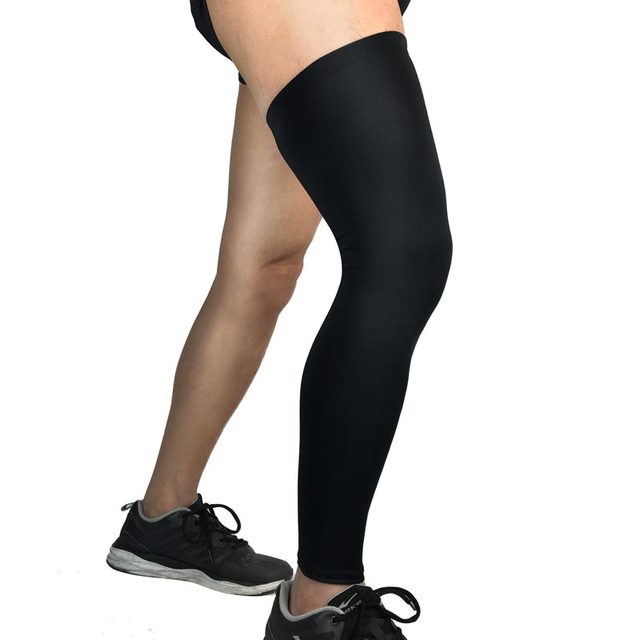Ochraniacz na nogi przeciwsłoneczny UV do biegania i kolarstwa z kompresją - orteza na kolano i wsparcie stawu skokowego - Wianko - 9