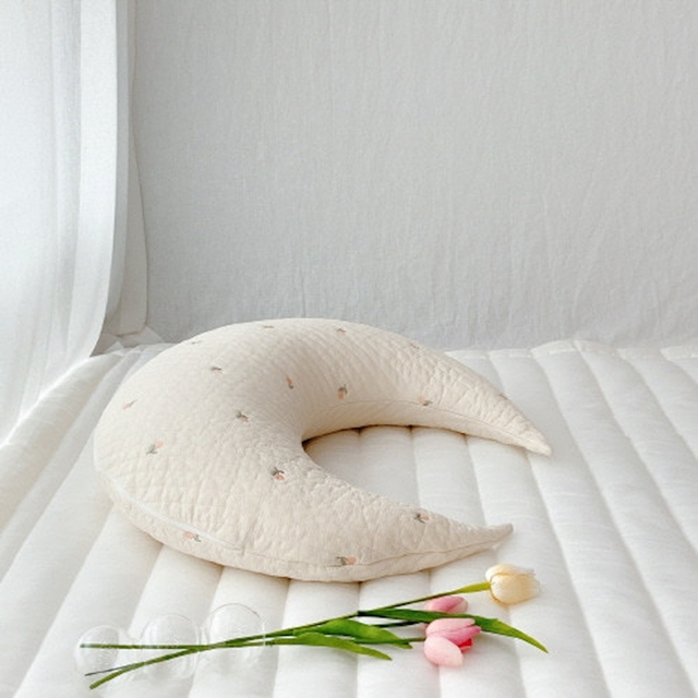 Poduszka dla noworodka pikowana z koreańskiej bawełny w kształcie niedźwiedzia - Wianko - 1