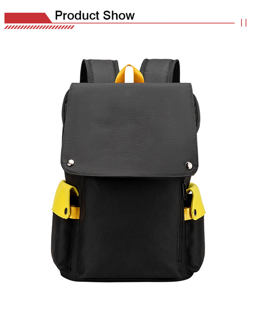Plecak Trendy Street Cool z portem USB, antywłamaniowy, na książki, dla mężczyzn i kobiet, do szkoły i studiów - Wianko - 7