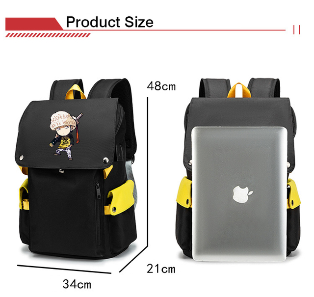 Plecak Trendy Street Cool z portem USB, antywłamaniowy, na książki, dla mężczyzn i kobiet, do szkoły i studiów - Wianko - 6