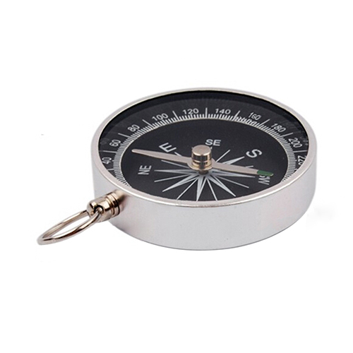 Mini przenośny kieszonkowy kompas - wysoka jakość, mosiądz, sprzęt biwakowy, dla campingów i pieszych wycieczek - Wianko - 2