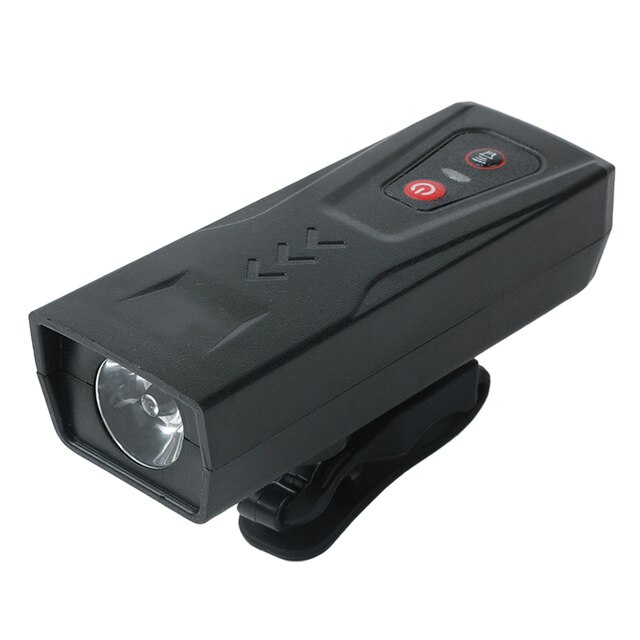 Zestaw oświetlenia i klaksonu rowerowego LED do montażu na przednim kole - wodoodporny i zasilany przez port USB - Wianko - 3