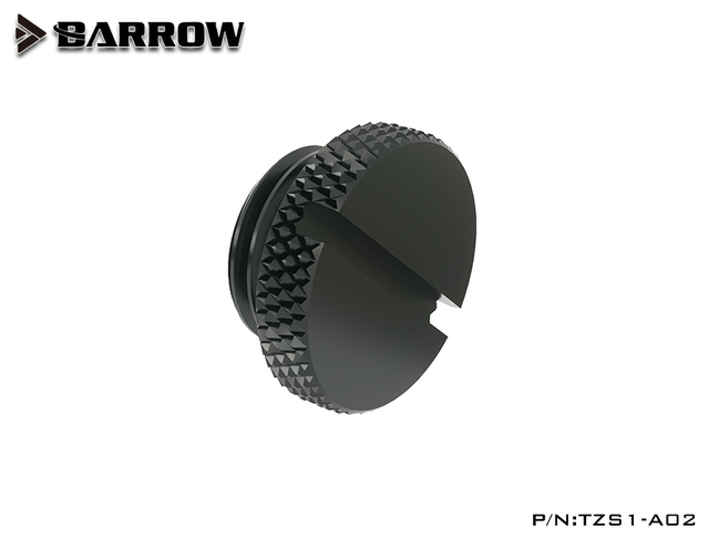 Barrow PC armatura chłodzenia wodnego - wtyczka zatrzymująca wodę, prosta śruba, czarna/srebrna/biała/złota, ręczny radiator chłodzący TZS1-A02 - Wianko - 6