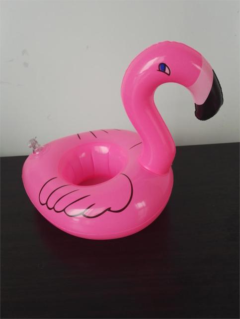 Podstawka na napoje jednorożec nadmuchiwany mini flamingo do pływania - Wianko - 2