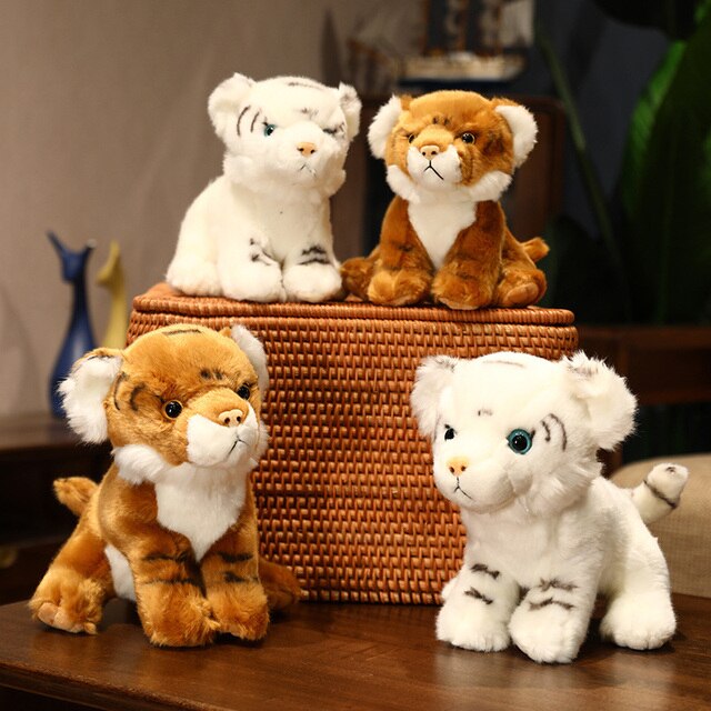 Kawaii pluszowy tygrys lalka wisiorek breloczek dla dzieci - Wianko - 6