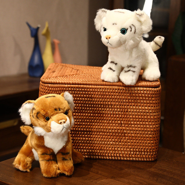 Kawaii pluszowy tygrys lalka wisiorek breloczek dla dzieci - Wianko - 7
