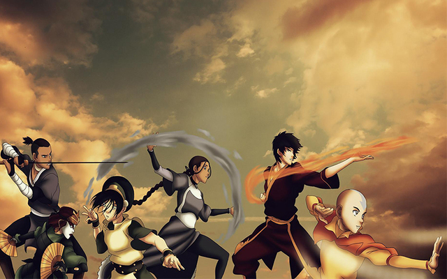 Broszka Yin Yang z Avatar: Ostatni Zbieracz Wiatru - Tui, La, Appa, Momo i Aang - koi i biały lotos - emalia - Wianko - 1